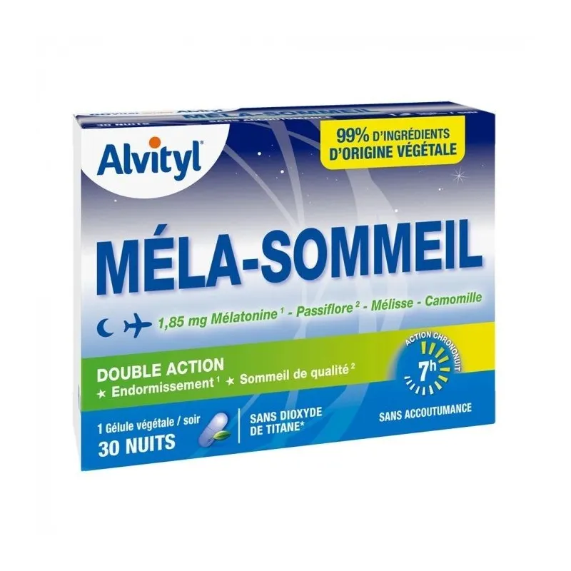 Alvityl Méla-Sommeil 30 Gélules Végétales