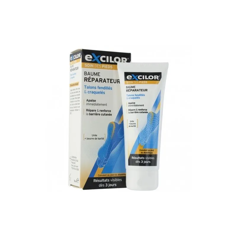 Excilor Baume Réparateur Talons Fendillés 50ml Excilor Baume Réparateur Talons Fendillés 50ml