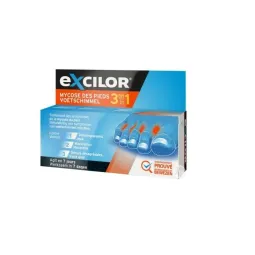 Excilor Mycose des Pieds 3en 1 Crème 15ml
