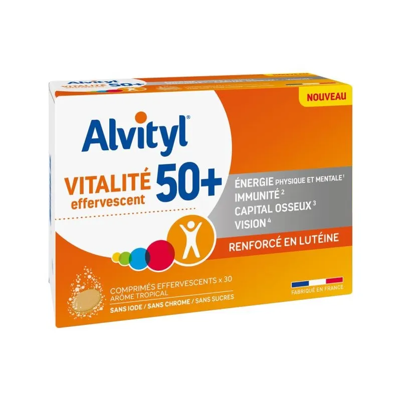Alvityl Vitalité 50+ 30 Comprimés Effervescents Alvityl Vitalité 50+ 30 Comprimés Effervescents