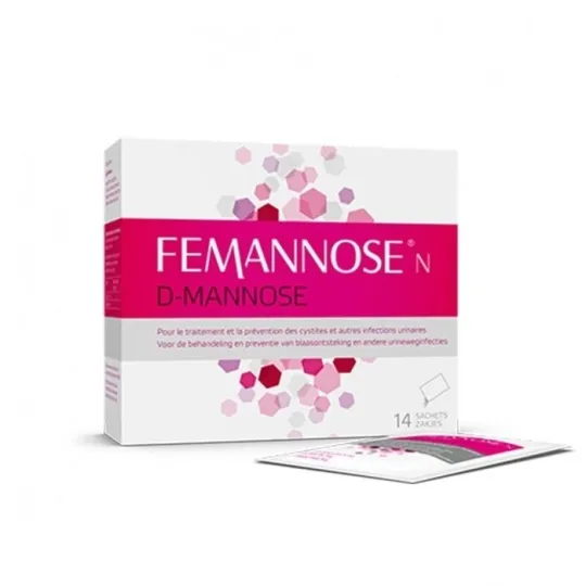 Femannose N D-Mannose Cystites 14 Sachets de 4g Femannose N D-Mannose Cystites 14 Sachets de 4g
