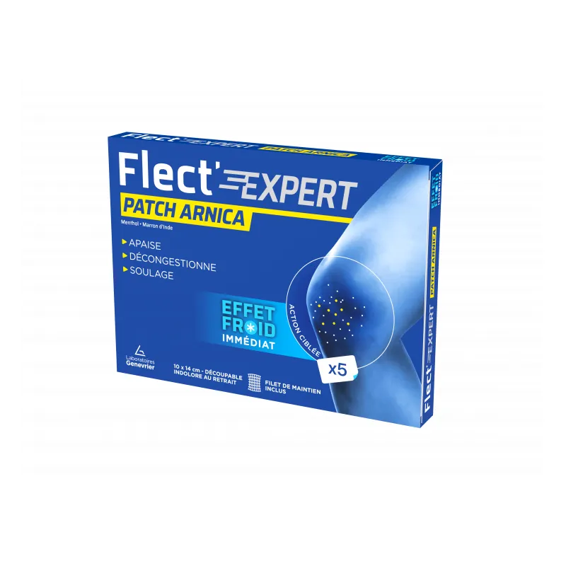Flect'Expert 5 Patchs Arnica Effet Froid Flect'Expert 5 Patchs Arnica Effet Froid