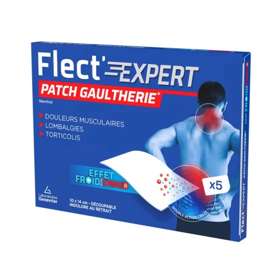 Flect'Expert 5 Patchs Gaultherie 10X14cm Flect'Expert 5 Patchs Gaultherie 10X14cm