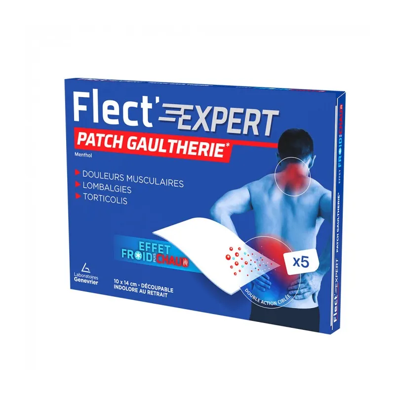 Flect'Expert 5 Patchs Gaultherie 10X14cm Flect'Expert 5 Patchs Gaultherie 10X14cm