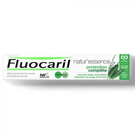 Fluocaril Dentifrice Natur'Essence Protection Complète Bi-Fuoré 75ml Fluocaril Dentifrice Natur'Essence Protection Complète Bi-Fuoré 75ml