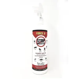 Force 9 Stop Insectes Barrière Insectes Sans Odeur 500ml