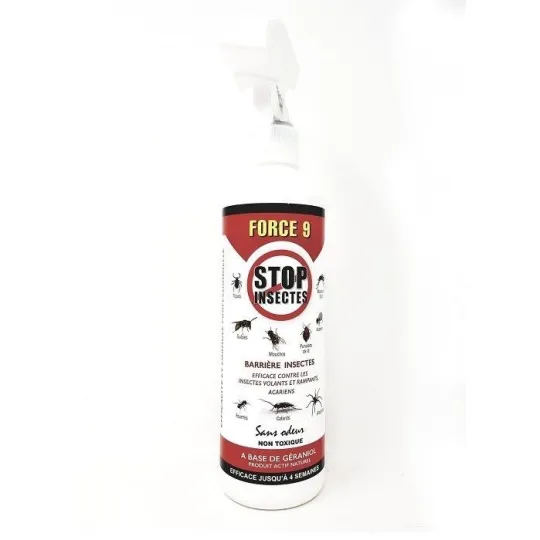 Force 9 Stop Insectes Barrière Insectes Sans Odeur 500ml Force 9 Stop Insectes Barrière Insectes Sans Odeur 500ml