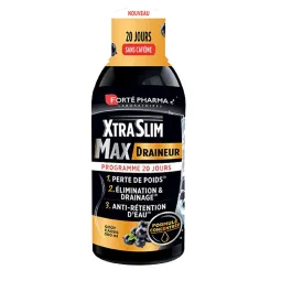 Forté Pharma Xtra Slim Max Draineur Cassis 500ml