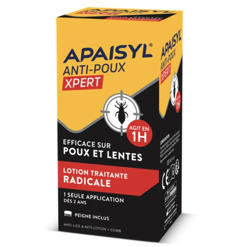 Apaisyl Xpert Lotion Traitante Peigne Inclus