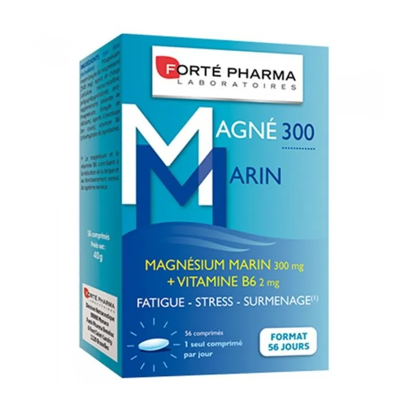 Forte Pharma Magné 300 Marin 56 comprimés