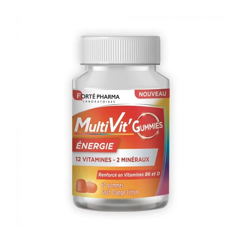 Forté Pharma MultiVit' Energie Gummies 60 Gommes