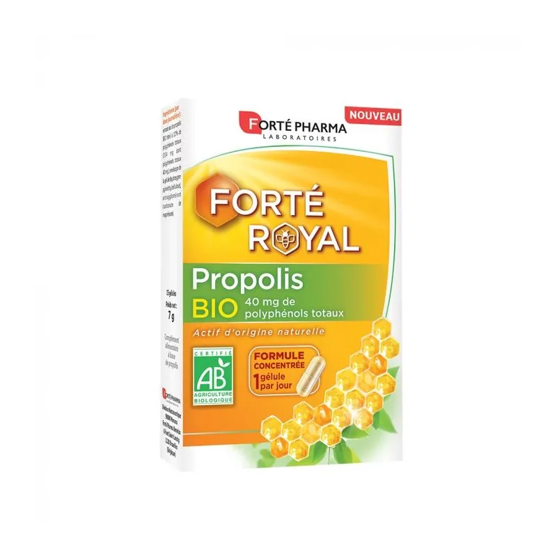 Forteé Pharma Forté Royal Propolis Bio 15 Gélules Forteé Pharma Forté Royal Propolis Bio 15 Gélules