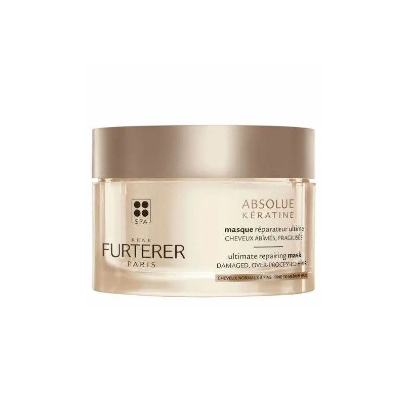 Furterer Absolue Kératine Masque Réparateur Ultime Cheveux Normaux à Fins 200ml Furterer Absolue Kératine Masque Réparateur Ultime Cheveux Normaux à Fins 200ml