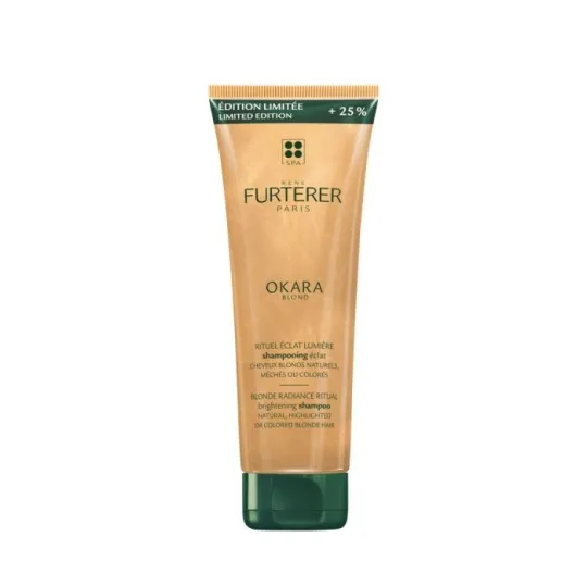 Furterer Okara Blond Shampooing Rituel Eclat Lumière 250ml dont 25% OFFERT