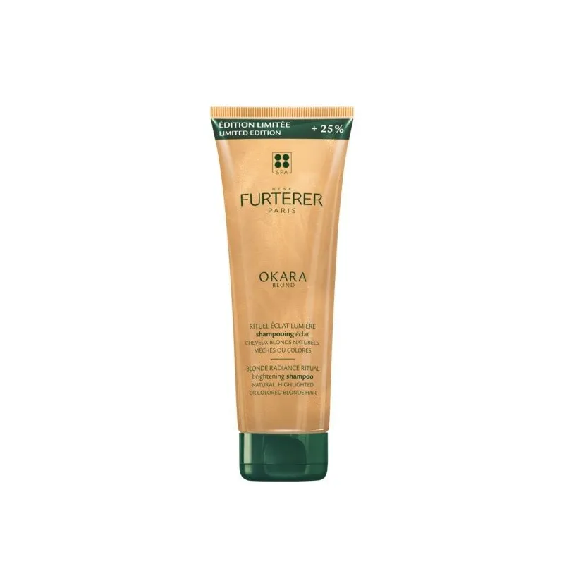 Furterer Okara Blond Shampooing Rituel Eclat Lumière 250ml dont 25% OFFERT