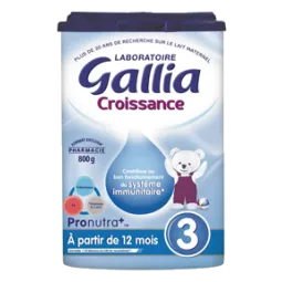 Gallia Croissance à partir de 12 mois 800gr.