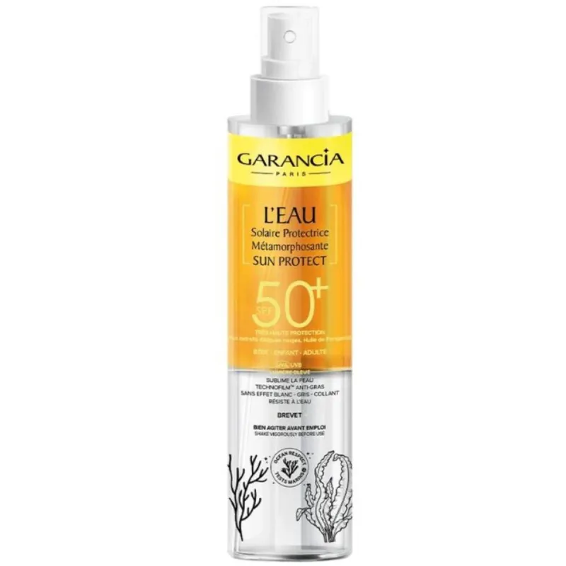 Garancia Sun Protect SPF50 L'Eau Solaire Métamorphosante 150ml Garancia Sun Protect SPF50 L'Eau Solaire Métamorphosante 150ml