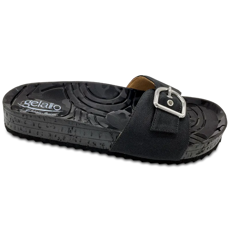 Gelato Sandales Woodstock Camouflage Semelle Anatomique Femme Black 37-38