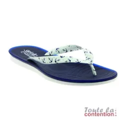 Gelato Tong Semelle Anatomique Bleu Marine 40-41