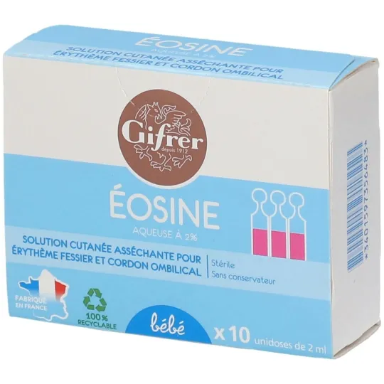 Gifrer Bébé Eosine 10 Unidoses de 2ml Gifrer Bébé Eosine 10 Unidoses de 2ml