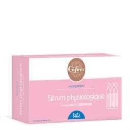 Gifrer Bébé Physiologica Sérum physiologique 40 unidoses stériles de 5ml