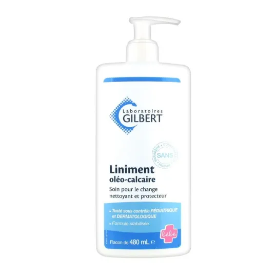 Gilbert Liniment Oléo-Calcaire 480 ml Flacon-Pompe. Gilbert Liniment Oléo-Calcaire 480 ml Flacon-Pompe.