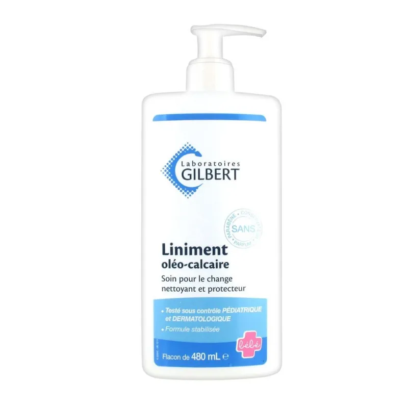 Gilbert Liniment Oléo-Calcaire 480 ml Flacon-Pompe. Gilbert Liniment Oléo-Calcaire 480 ml Flacon-Pompe.