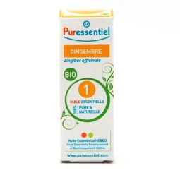 Gingembre Bio Huile Essentielle Puressentiel