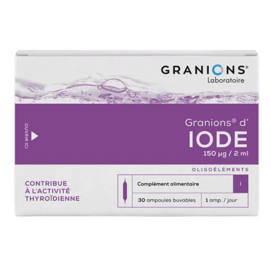 Granions Granions d'Iode 150µg/2ml 30 Ampoules