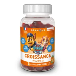 Granions Kid Croissance 60 Gummies Goût Orange