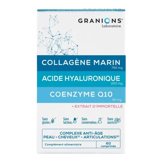 Granions Trio Complexe Anti-âge Peau Cheveux Articulations 60 Comprimés