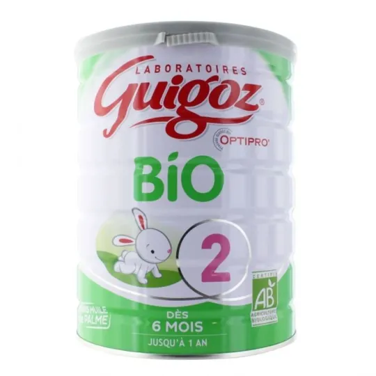 Guigoz Bio Lait 2ème âge 800gr Guigoz Bio Lait 2ème âge 800gr