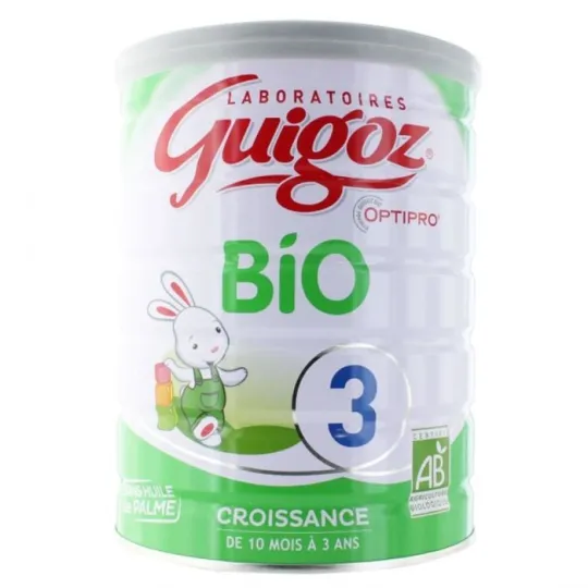 Guigoz Bio Lait 3ème âge 800gr Guigoz Bio Lait 3ème âge 800gr