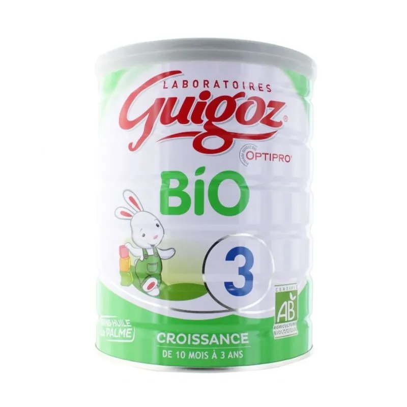 Guigoz Bio Lait 3ème âge 800gr Guigoz Bio Lait 3ème âge 800gr