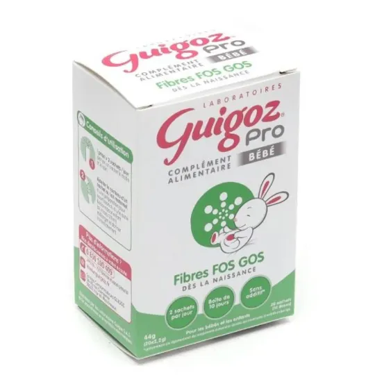 Guigoz Pro Bébé Fibres FOS GOS 20 Sachets Guigoz Pro Bébé Fibres FOS GOS 20 Sachets