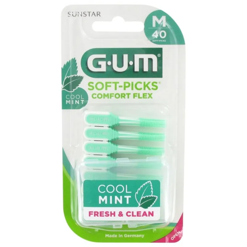 Gum 40 Soft-Picks Medium Cool Mint Gum 40 Soft-Picks Medium Cool Mint