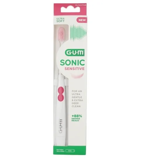 Gum Brosse à Dents Sonic Sensitive à Pile