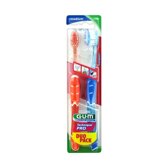 Gum Brosse à Dents Technique Pro Medium Duo Pack Gum Brosse à Dents Technique Pro Medium Duo Pack