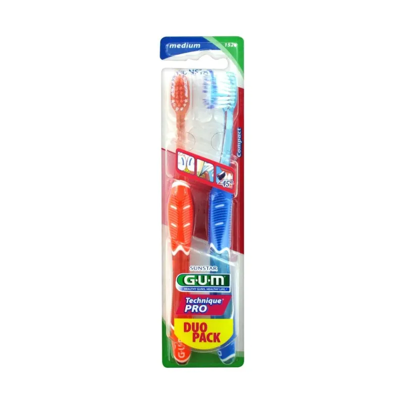 Gum Brosse à Dents Technique Pro Medium Duo Pack Gum Brosse à Dents Technique Pro Medium Duo Pack