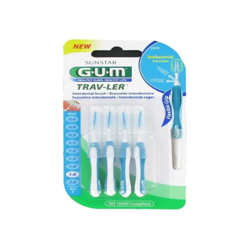 Gum Brossettes Interdentaire 1.6mm 1614 Gum Brossettes Interdentaire 1.6mm 1614