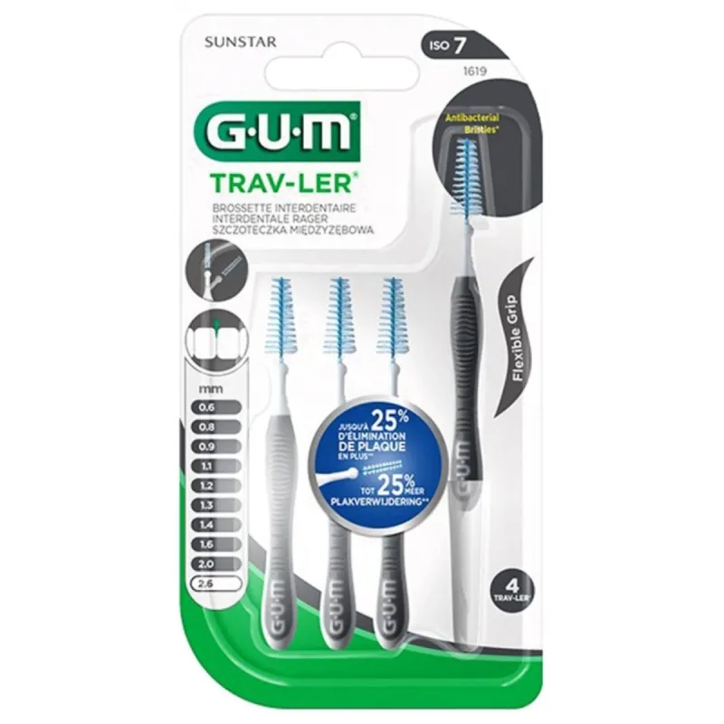 Gum Brossettes Interdentaire 2.6mm 1619 Gum Brossettes Interdentaire 2.6mm 1619