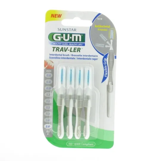 Gum Brossettes Interdentaire 2mm 1618 Gum Brossettes Interdentaire 2mm 1618