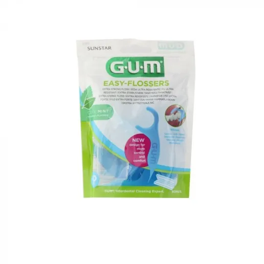Gum Easy Flossers 30 Fils Dentaire Ultra Résistants Gum Easy Flossers 30 Fils Dentaire Ultra Résistants