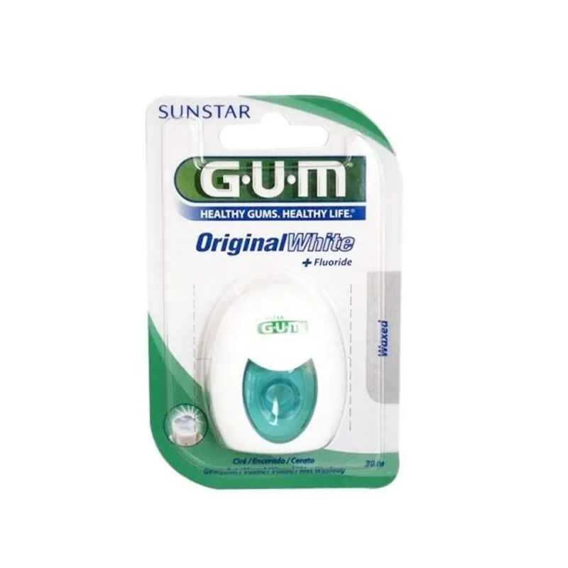 GUM Original White Fil Dentaire 30m GUM Original White Fil Dentaire 30m