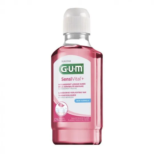 Gum SensiVital+ Bain de Bouche Sensibilité Dentaire 300ml Gum SensiVital+ Bain de Bouche Sensibilité Dentaire 300ml