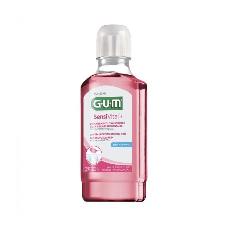 Gum SensiVital+ Bain de Bouche Sensibilité Dentaire 300ml Gum SensiVital+ Bain de Bouche Sensibilité Dentaire 300ml