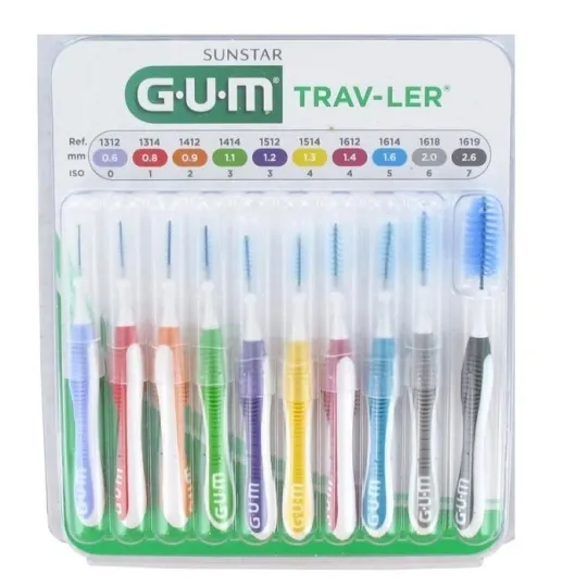 Gum Trav-Ler 10 Bâtonnets Interdentaires
