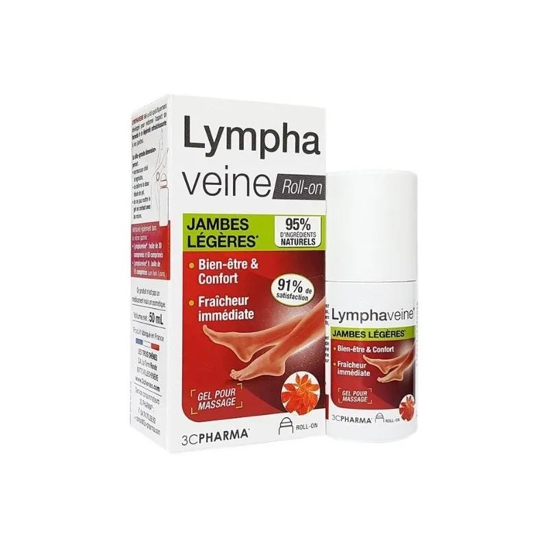 3 C Pharma LymphaVeine Roll-on 50ml 3 C Pharma LymphaVeine Roll-on 50ml