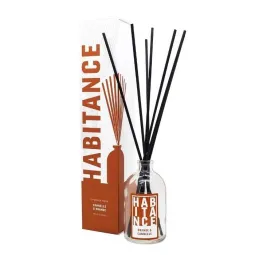 Habitance Diffuseur de Parfum Avec Bâtonnet 100ml-Cannelle et orange
