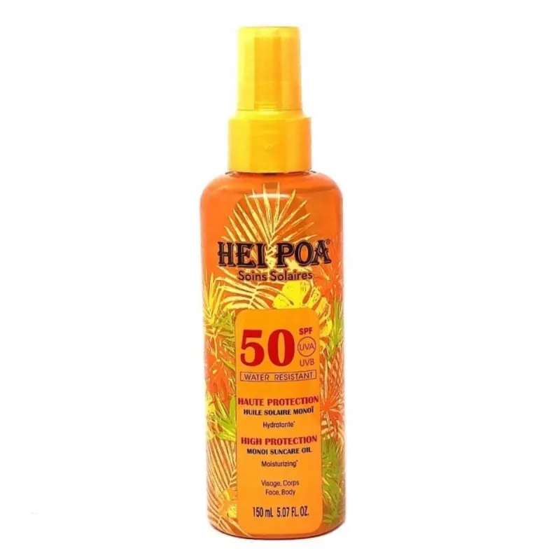 Hei Poa Huile Solaire Monoï SPF50 150ml